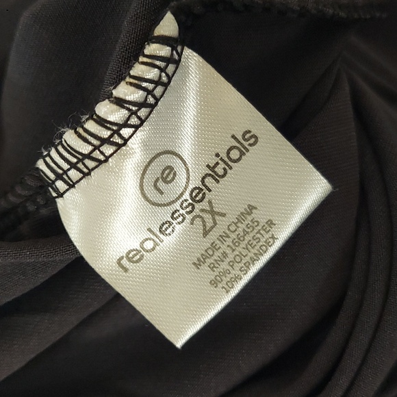 PLUS SIZE Butterfly Shorts "BLACK" with Pockets - Picture 5 of 5